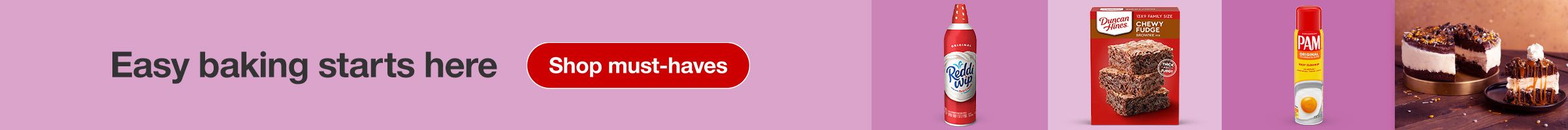 Easy baking starts here - Shop must-haves