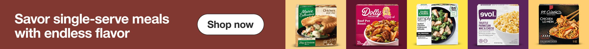 Savor single-serve meals with endless flavor - Shop now